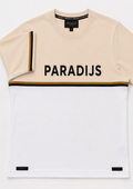 P04 Premium Signature T-shirt – Crème/Wit | Paradijs Leven