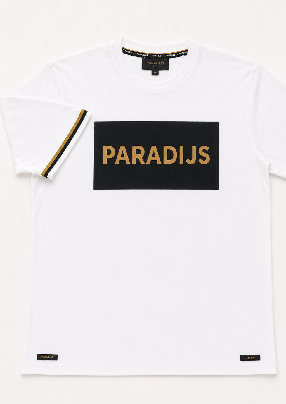 P02 Premium Signature T-Shirt – Wit | Paradijs Leven